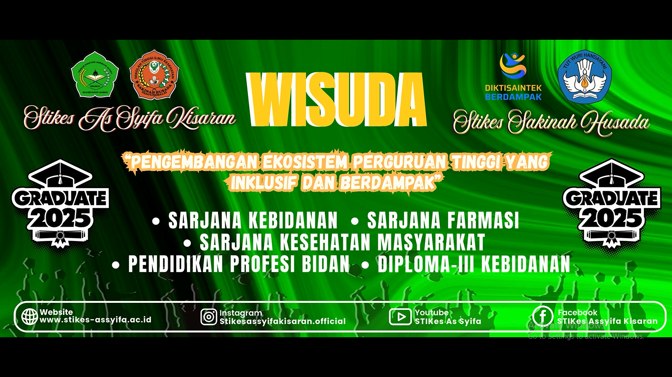 WISUDA BERSAMA STIKES AS SYIFA & STIKES SAKINAH HUSADA 2025